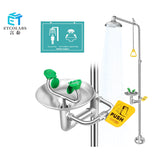 Ergonomic Wall Mounted Eye Wash Station with 10-Year Warranty